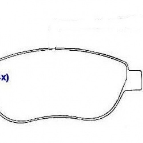 PAST FREIO DIANT STILO 1.8 16V 03/.. BRAVO 1.6 08/.. LINEA 1.4 16V