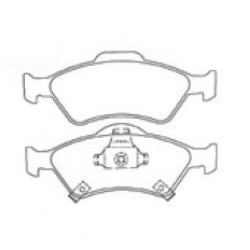 PAST FREIO DIANT FIT 1.4/1.5 LX/LXL/EX 03/...