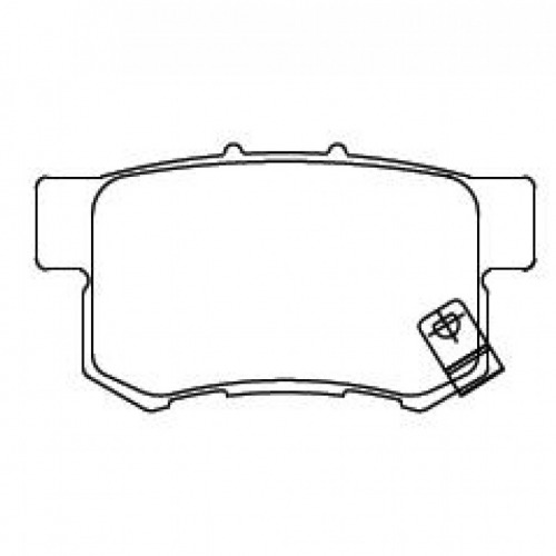 PAST FREIO TRAS CIVIC 1.6/1.7 01/.. NEW CIVIC 1.8 06/.. SISTEMA AKEBON