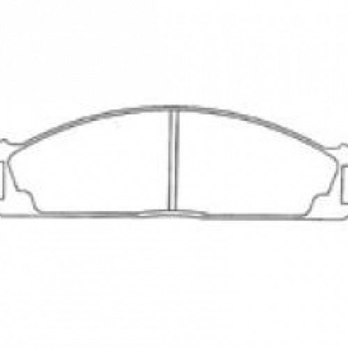 PAST FREIO DIANT NISSAN FRONTIER 86/94 PATHFINDER 87/97