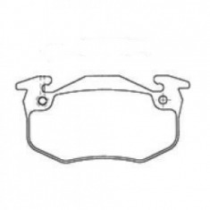 PASTILHA FREIO TRAS CLIO 91/98 PEUGEOT 206 00/...
